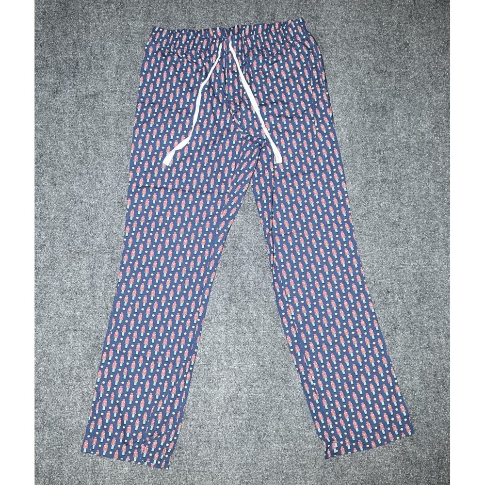 Vineyard Vines Nutcracker Print Pajama Pants Size Small Lounge Elastic Waist
